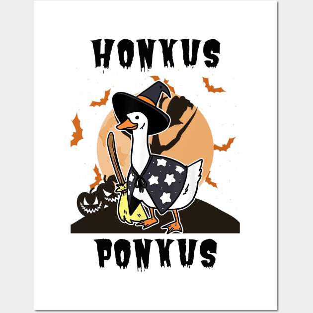 Honkus Ponkus | Honkus Ponkus Duck | Halloween Wall Art by OrionBlue